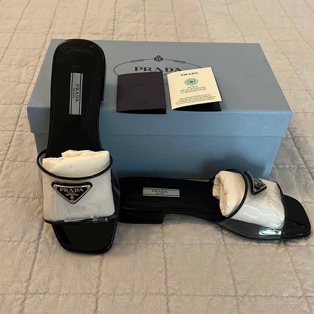 Authentic Prada Ciabatte Flat Sandals